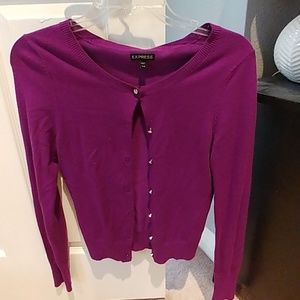 Express Cardigan with rhinestones